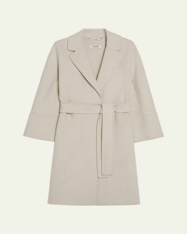 Arona Self-Tie Wool Coat
